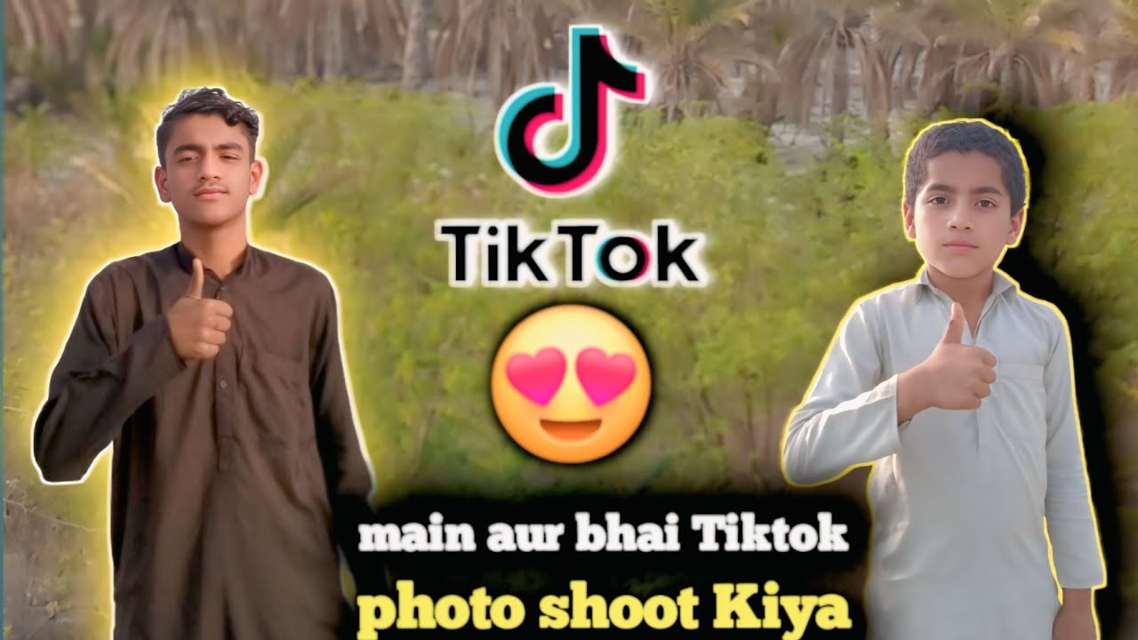 Aaj main aur bhai Tiktok photo shoot karne gaya tha 📸 balochivlog  #aaj #tiktok #photo 😍
