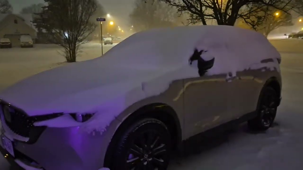 2025 Mazda CX-5 SNOWY cold start at approx. 20°F (-6.7°C)
