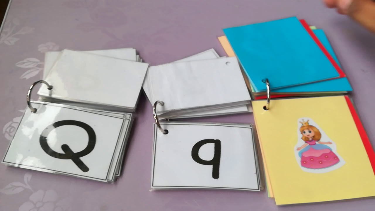 alphabet flash cards