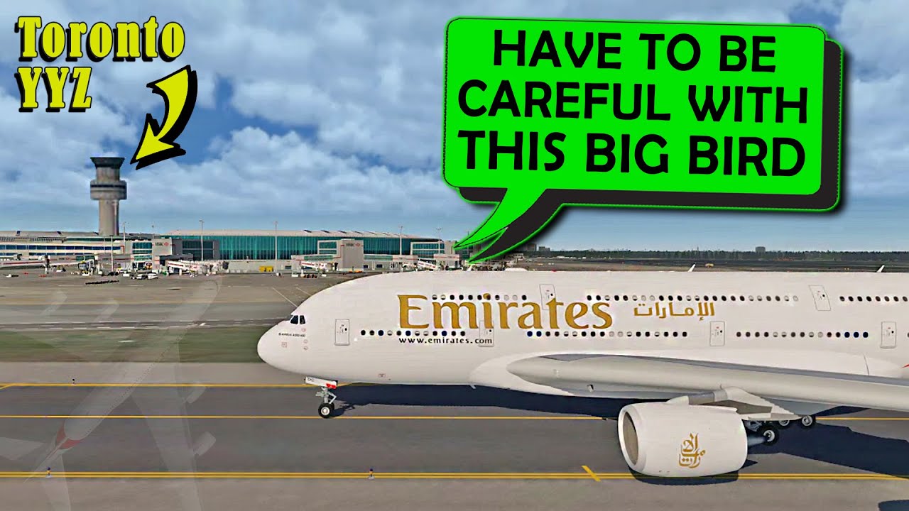 CONFUSION + LITTLE ARGUMENT between Emirates A380 and Toronto!