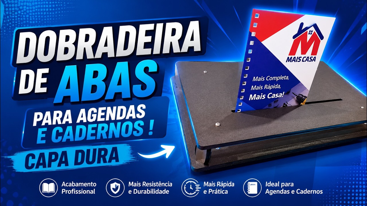 DOBRADEIRA DE ABAS PARA AGENDAS E CADERNOS ! CAPA DURA