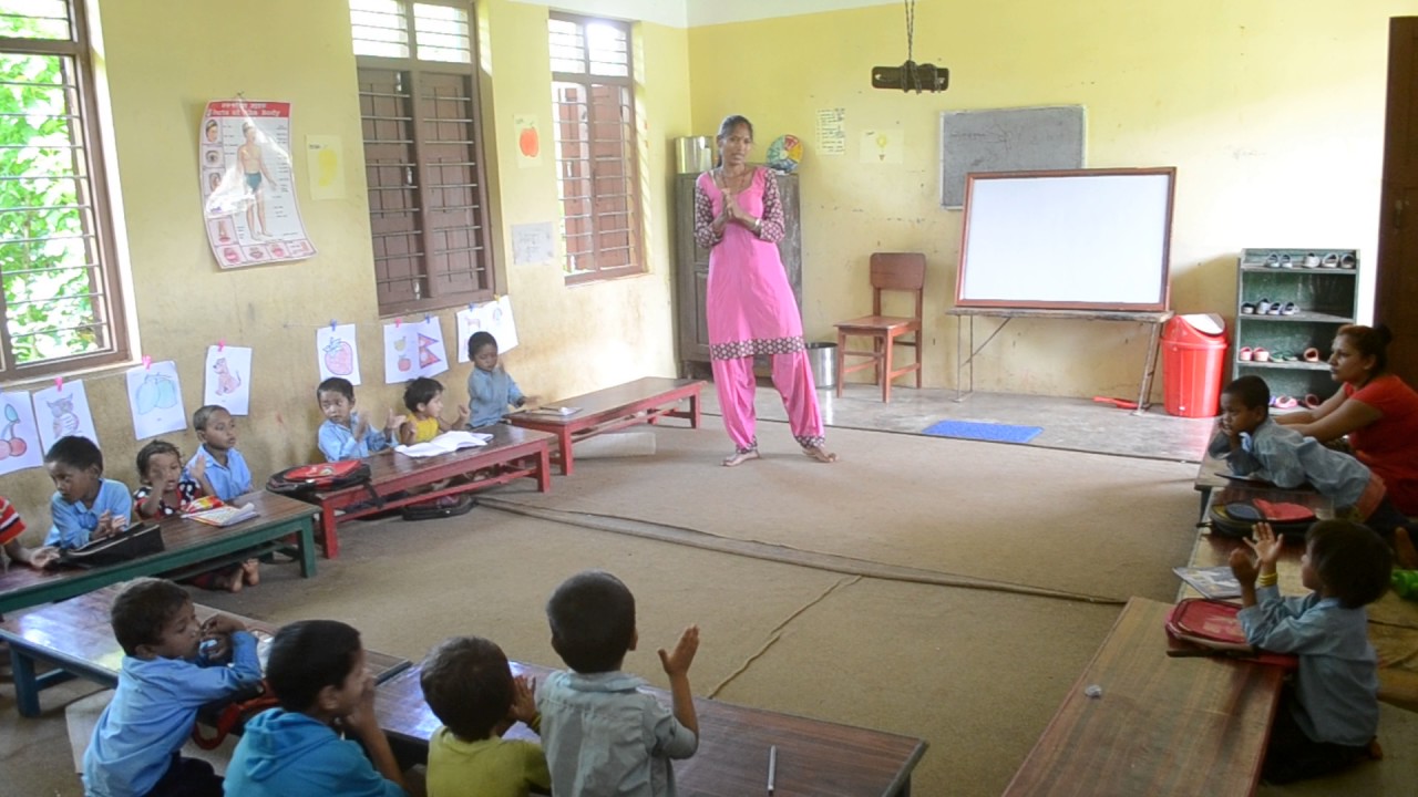 EHN-ECDE Project - Success story: ECD Class Teacher in ECD class after the training