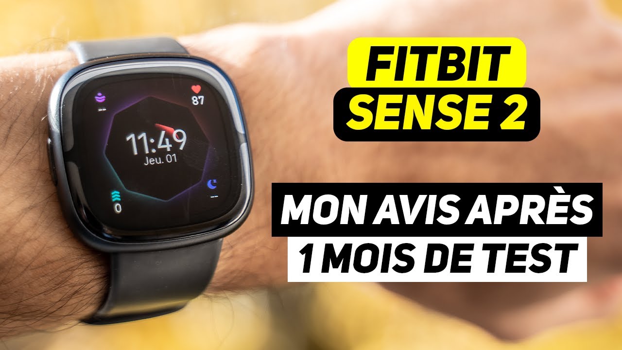 FITBIT SENSE 2 - La montre connectée fine, légère et autonome. Mon avis après 1 mois de test complet