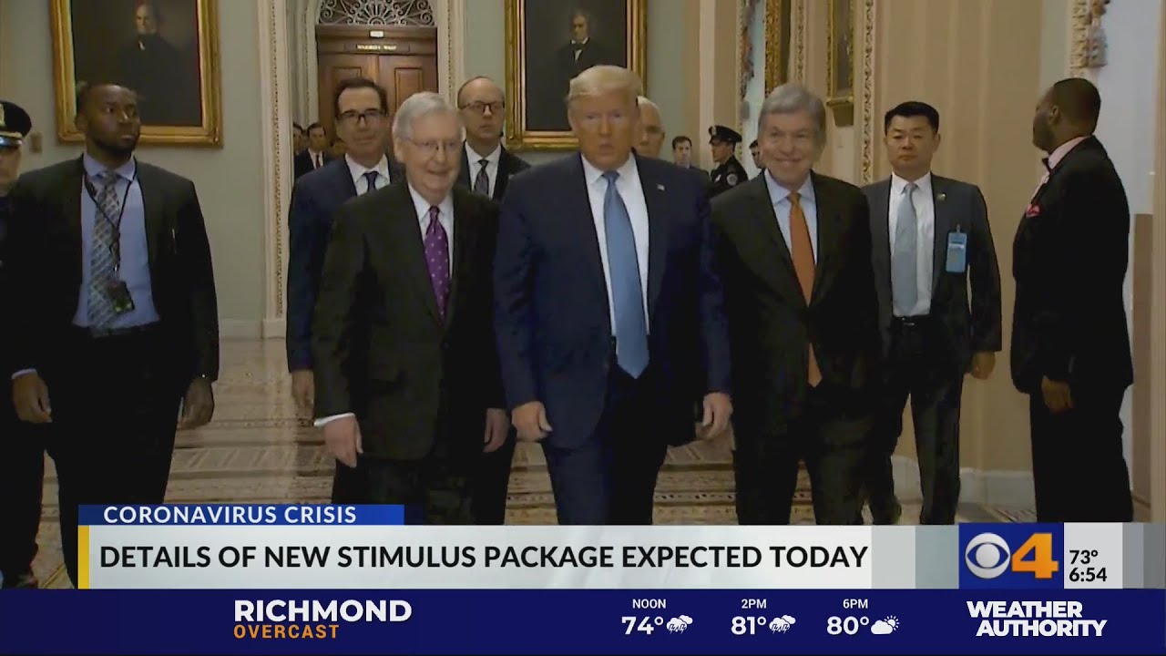 Details of new stimulus package expected Thursday