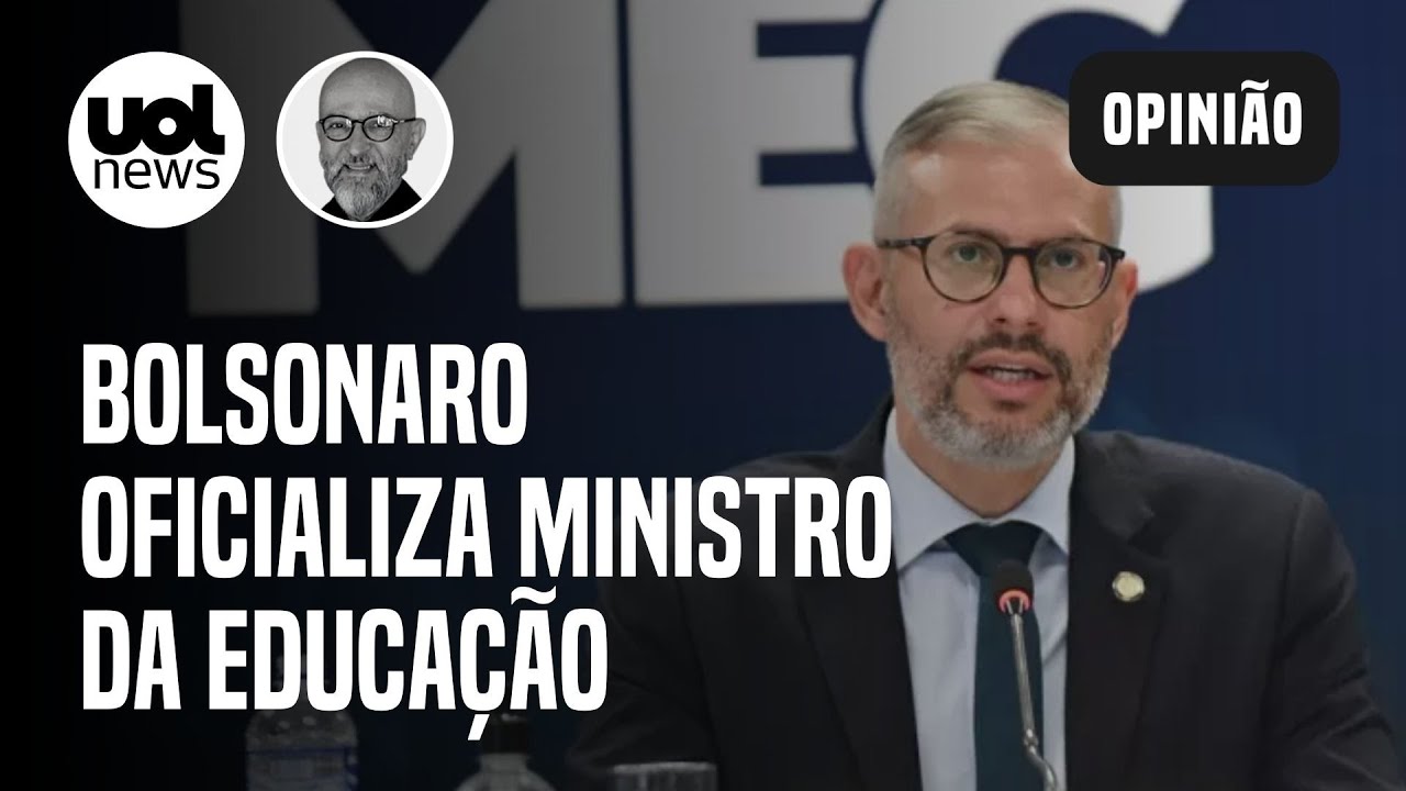 Bolsonaro oficializa Victor Godoy Veiga como ministro da Educação: 'Nada muda no MEC', diz Josias