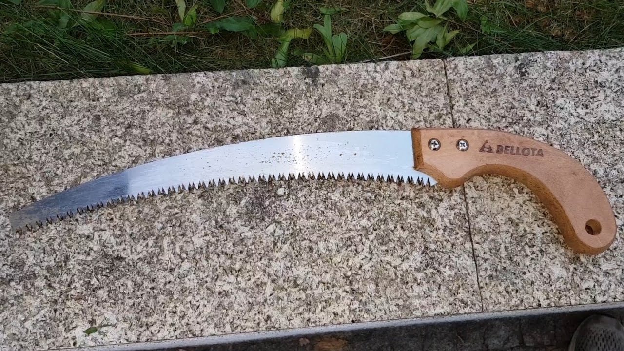 Curved pruning saw Bellota: how to use