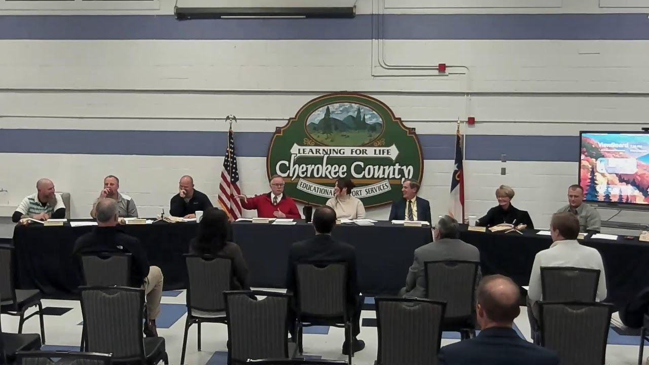 December 2025 Cherokee County Board of Education Meeting
