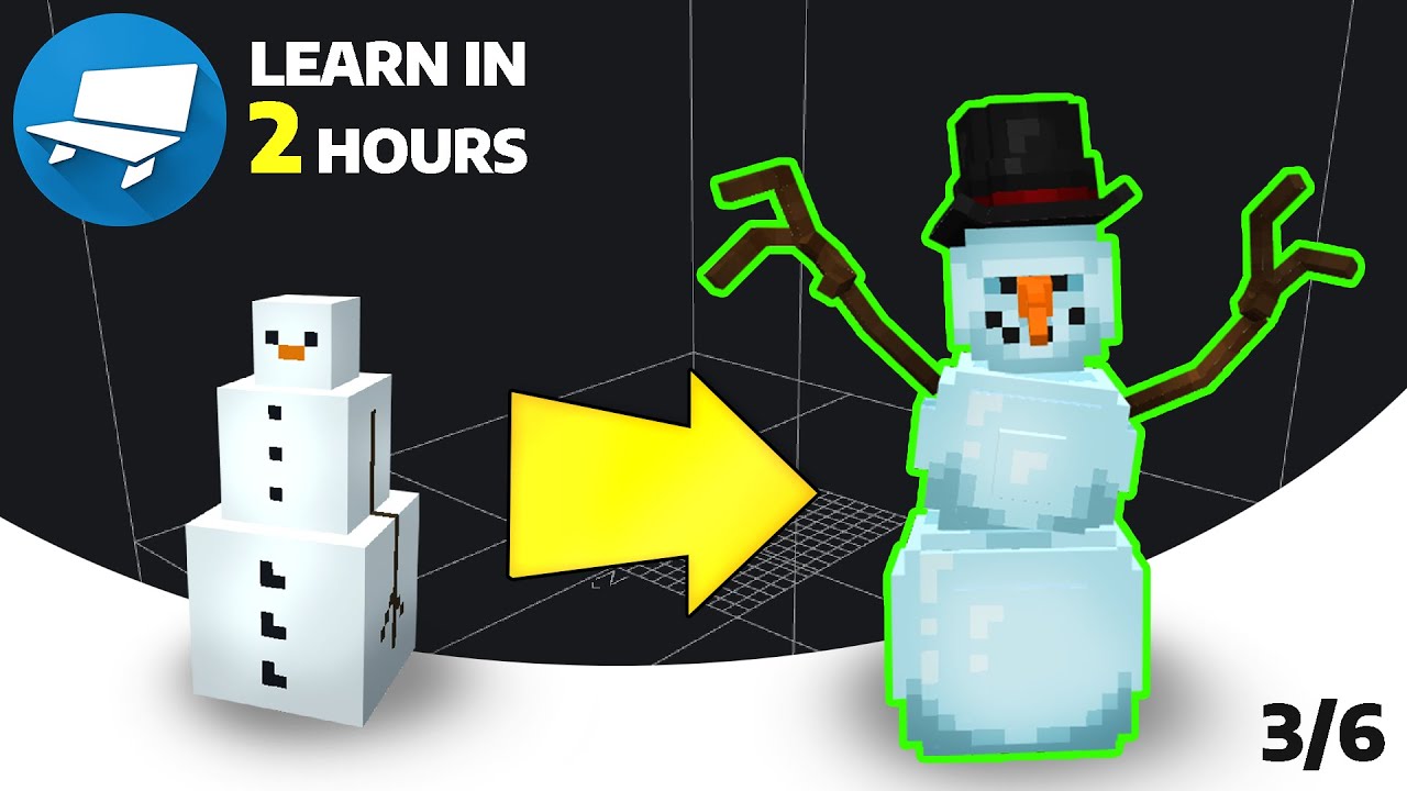 LEARN BLOCKBENCH #3 - Make your first textured model