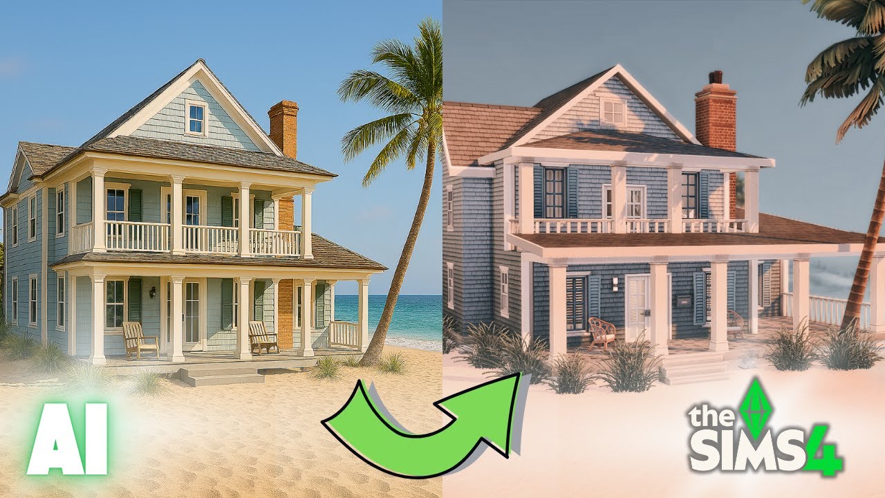 The Sims 4 vs AI #2 / Speed Build / No CC