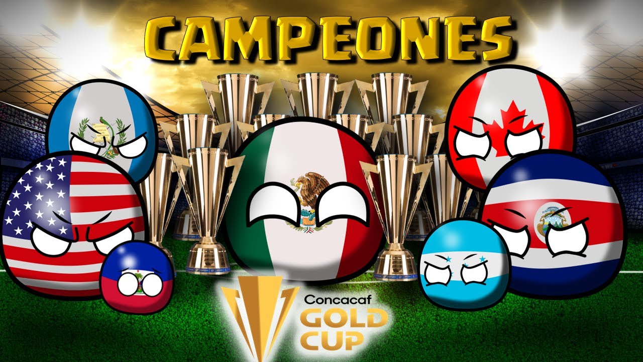 CAMPEONES de la COPA ORO de CONCACAF (1963-2025) #countryballs