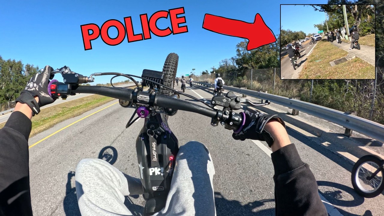 They BLOCKED IN the rideout (impounded)