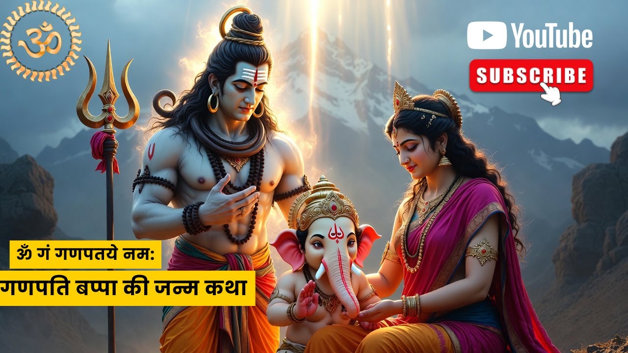 How Lord Ganesha Got His Elephant Head | Birth Story of Ganpati Bappa | Hindu Mythology