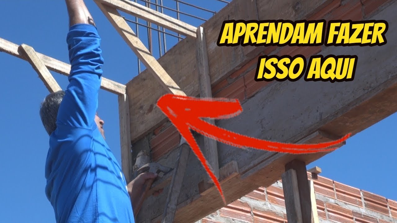 APRENDA ESCORAR BEIRAL DE LAJE EM BALANÇO