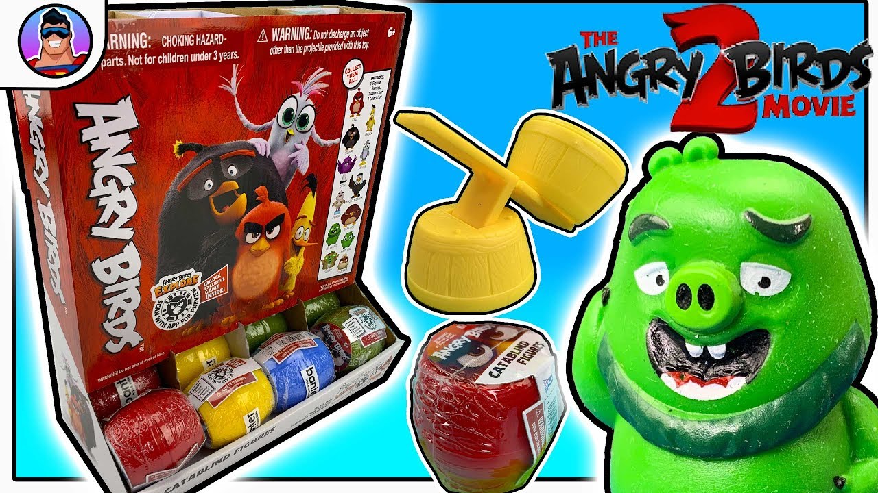 The Angry Birds 2 Movie Catablind Figures  |   Play ANGRY BIRDS in REAL LIFE!!