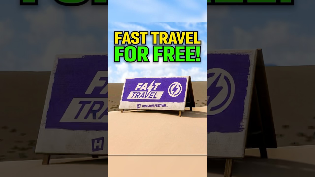 Fast Travel Anywhere FOR FREE in Forza Horizon 5! (New Players)