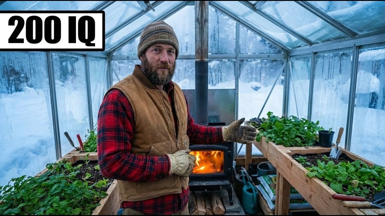 How Alaskan Homesteaders Heat a Greenhouse Without Gas/Electricity