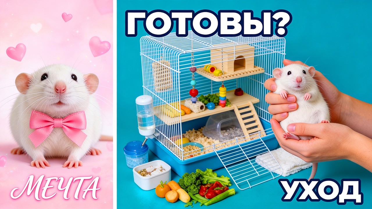 Правда о содержании КРЫС питомцев. 20 фактов.