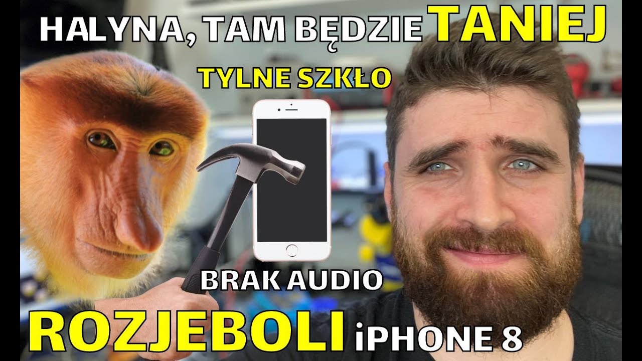 Zniszczona płyta główna po wymianie tylnej klapki w iPhone 8 damaged motherboard after glass repair