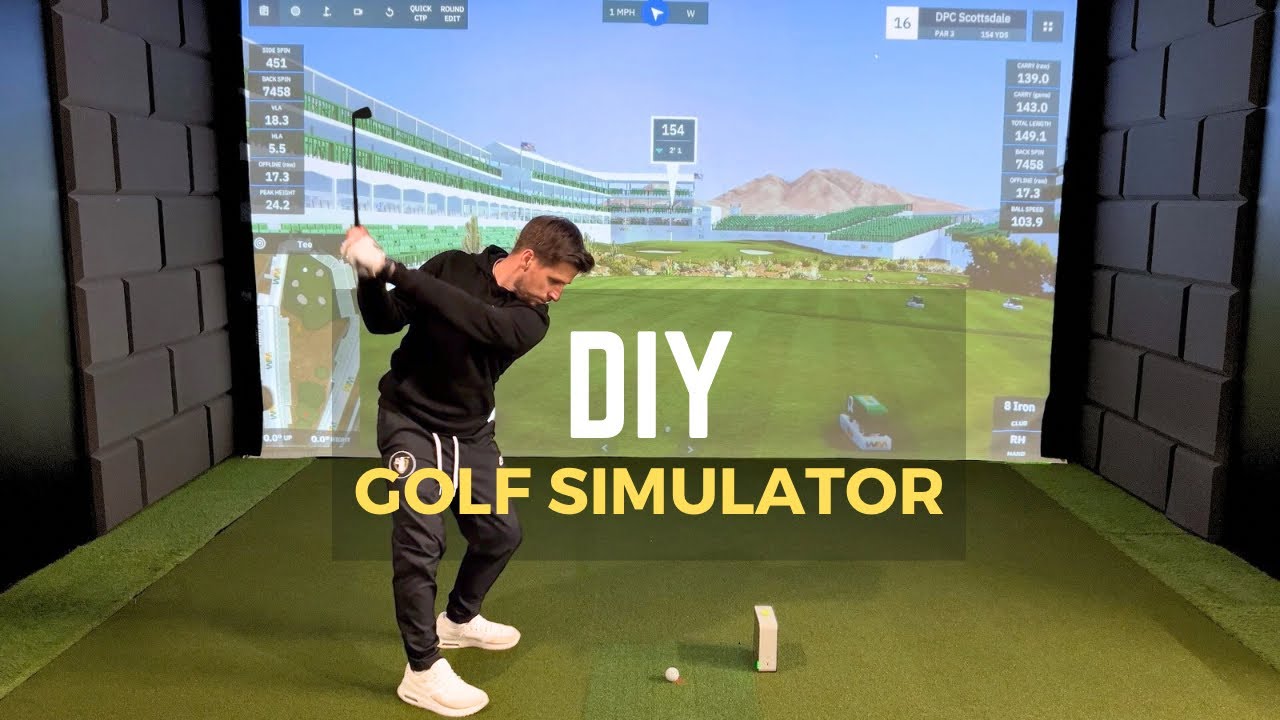 How I Built My Dream Home Golf Simulator (Step-by-Step)