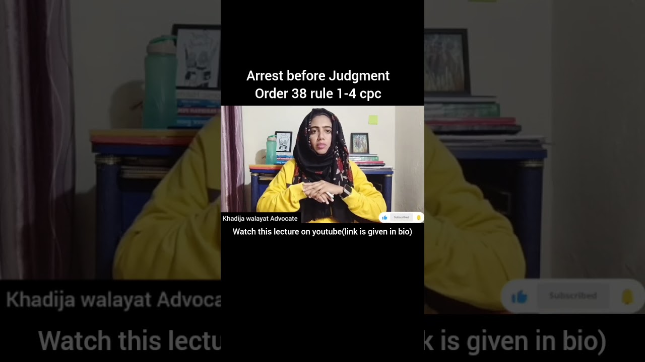 Arrest before judgment |order 38 cpc#civillawyer #civillaw#cpc