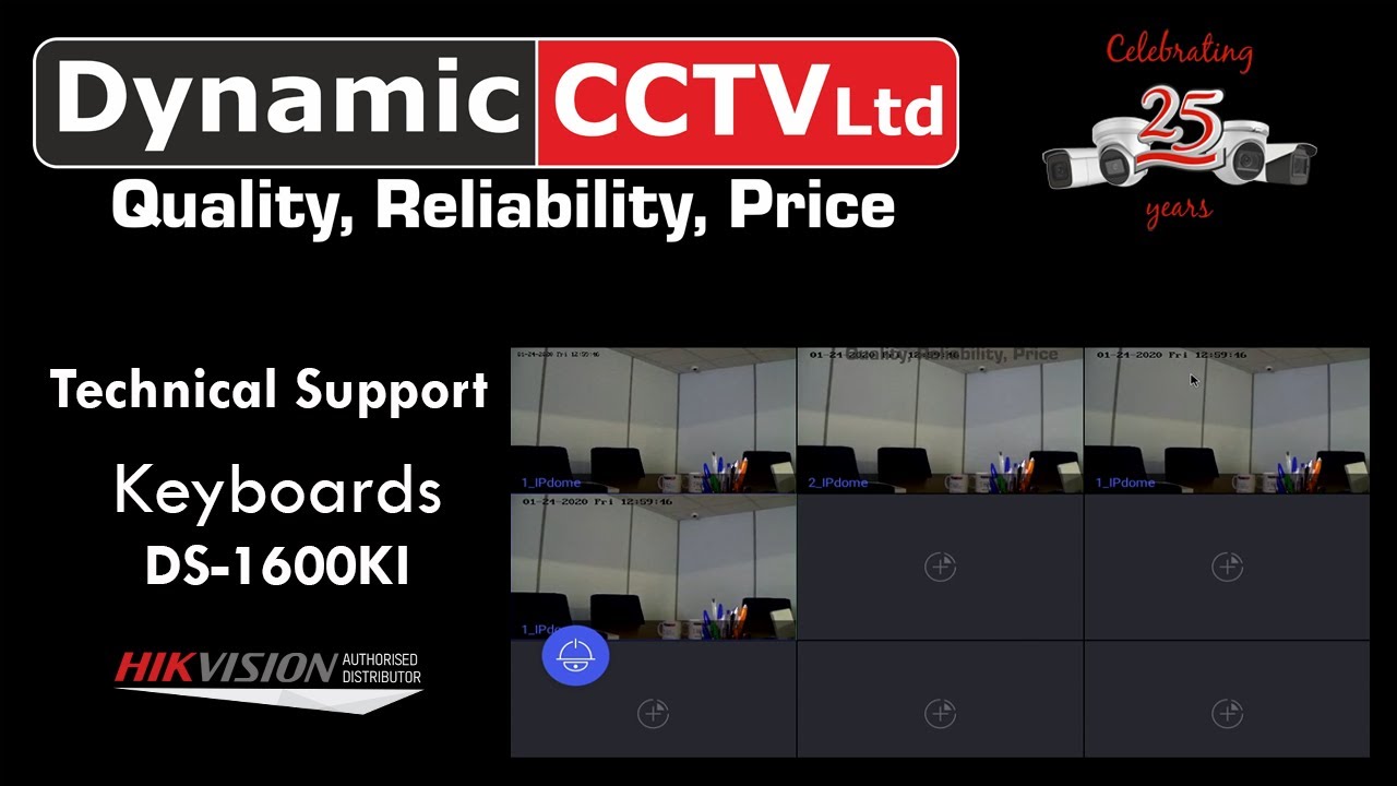 HIKVISION Keyboard DS-1600KI - Award-Winning Tech Support
