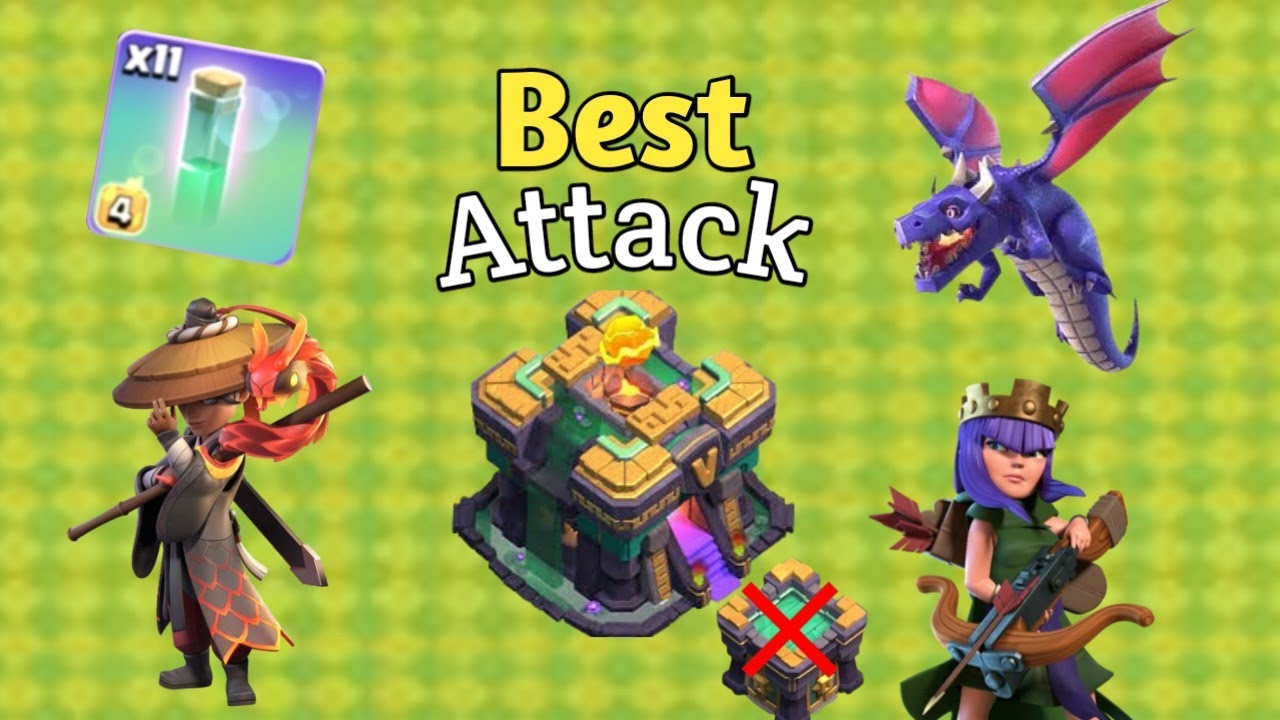 Best th14 dragon attack strategy 2025 | Town Hall 14 Best Dragon Attack for 3 Star 