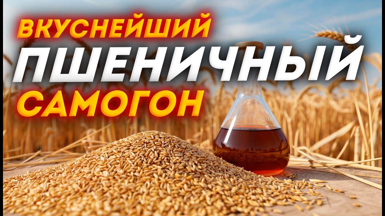 ВОДКУ В МАГАЗИНЕ НЕ ПОКУПАЮ САМОГОН ИЗ ДЕШЕВОГО ПШЕНИЧНОГО ЗЕРНА НА ФЕРМЕНТАХ