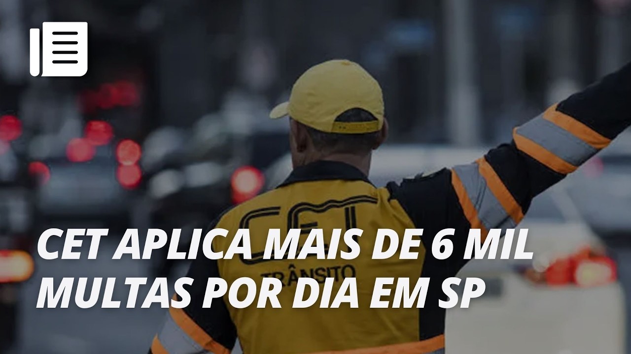 Agentes da CET aplicaram mais de 6 mil multas por dia em São Paulo