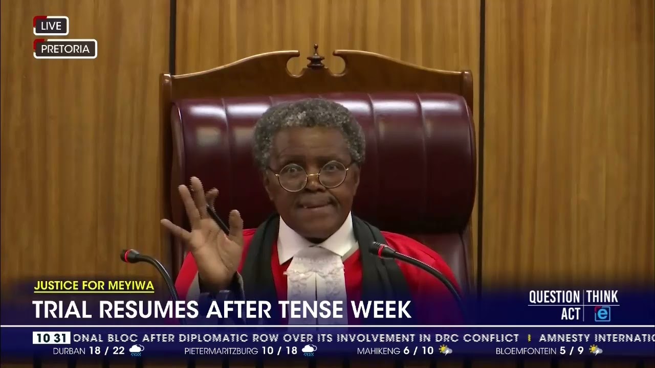 Justice For Meyiwa | Judge Ratha Mokgoatlheng apologises