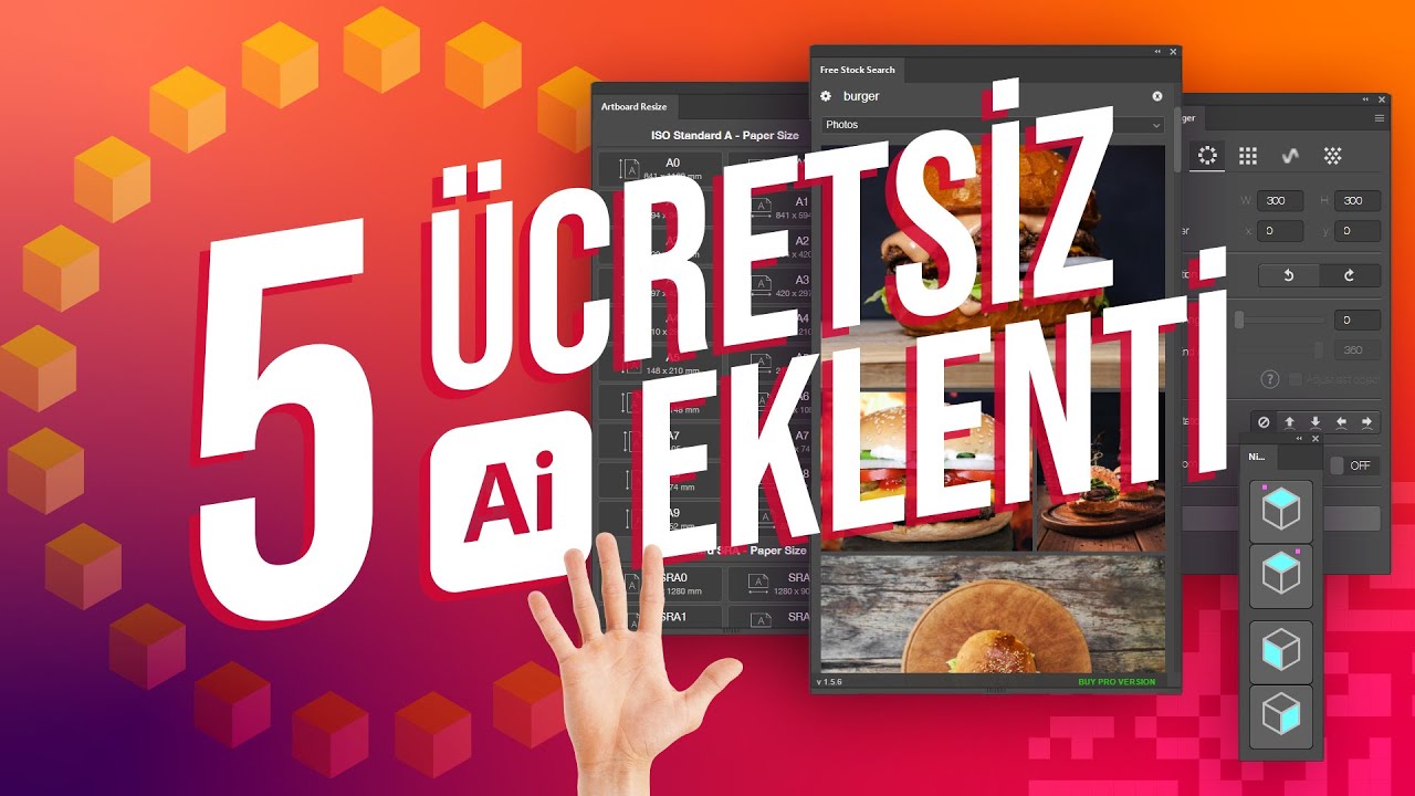 ILLUSTRATOR için 5 ÜCRETİSİZ EKLENTİ