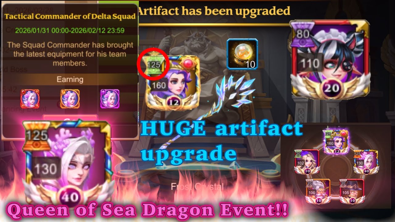 Hammer of Execution and Queen of Sea Dragon HUGE Breakthroughs - Heroes Charge