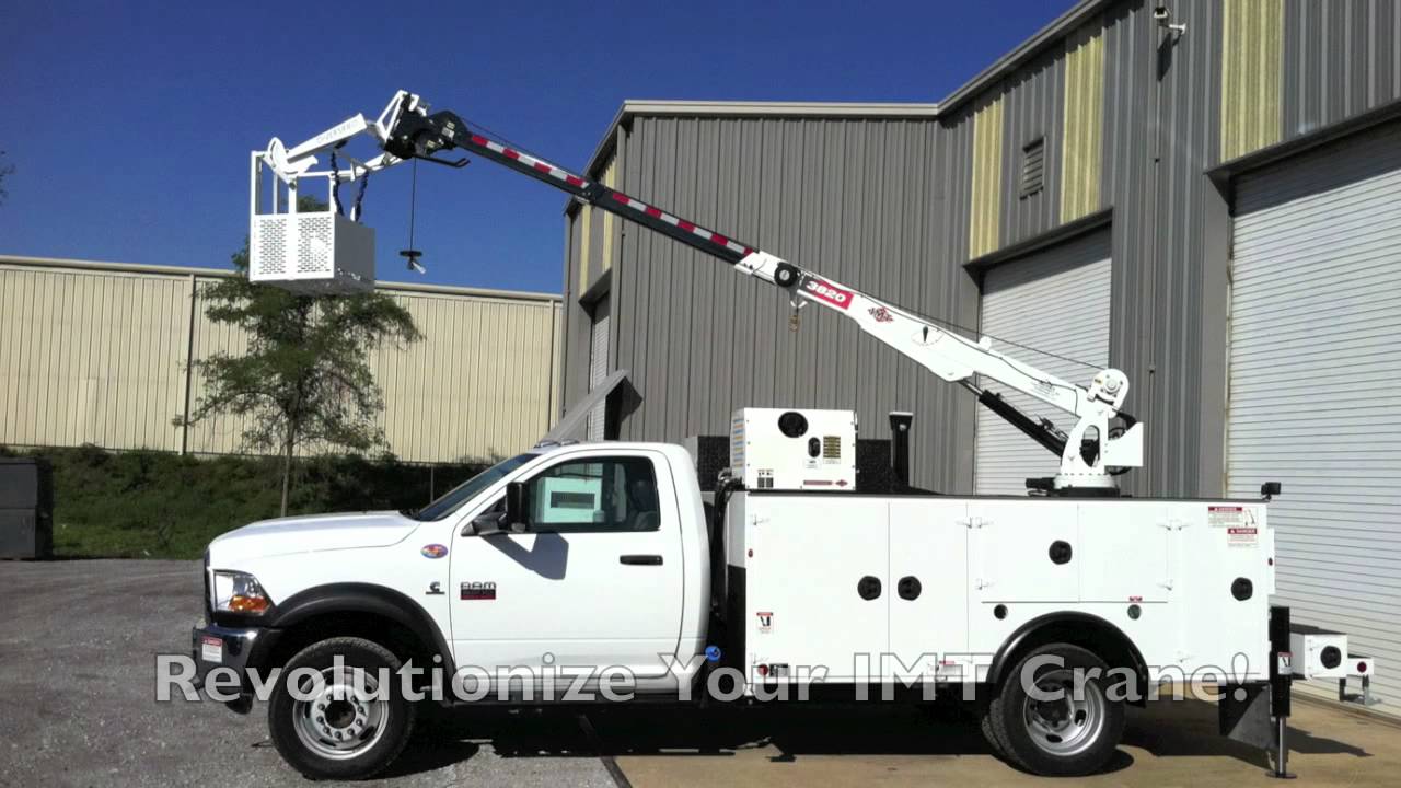 Service Crane Man-Basket from Nichols Fleet Equipment