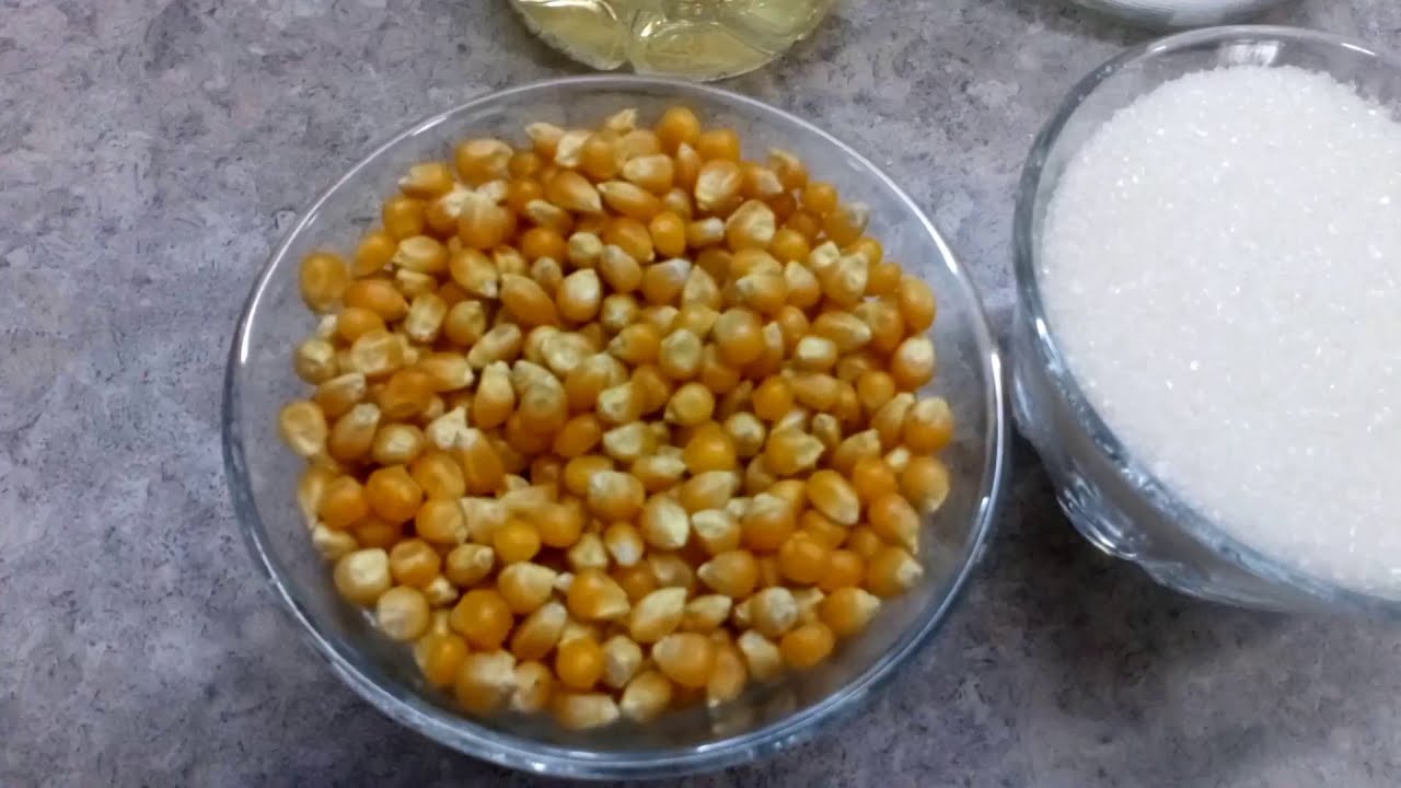 Попкорн с карамелью в домашних условиях. Вкуснее чем в кинотеатре.