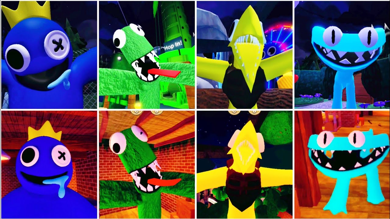 Rainbow Friends 2 Vs Greens House 3 Full Gameplay