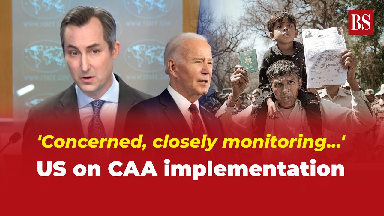 'Concerned, closely monitoring...': US on CAA implementation in India