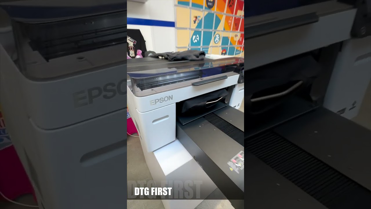 Watch the Epson F2270 In Action #dtf #epson #dtg