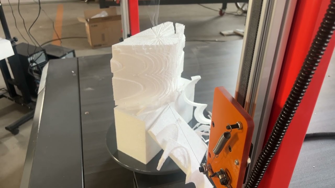 JXAUTOCNC 5 axis Hot Wire EPS Foam Cutter Table Styrofoam Cutter Hot Wire Foam Cutter-3