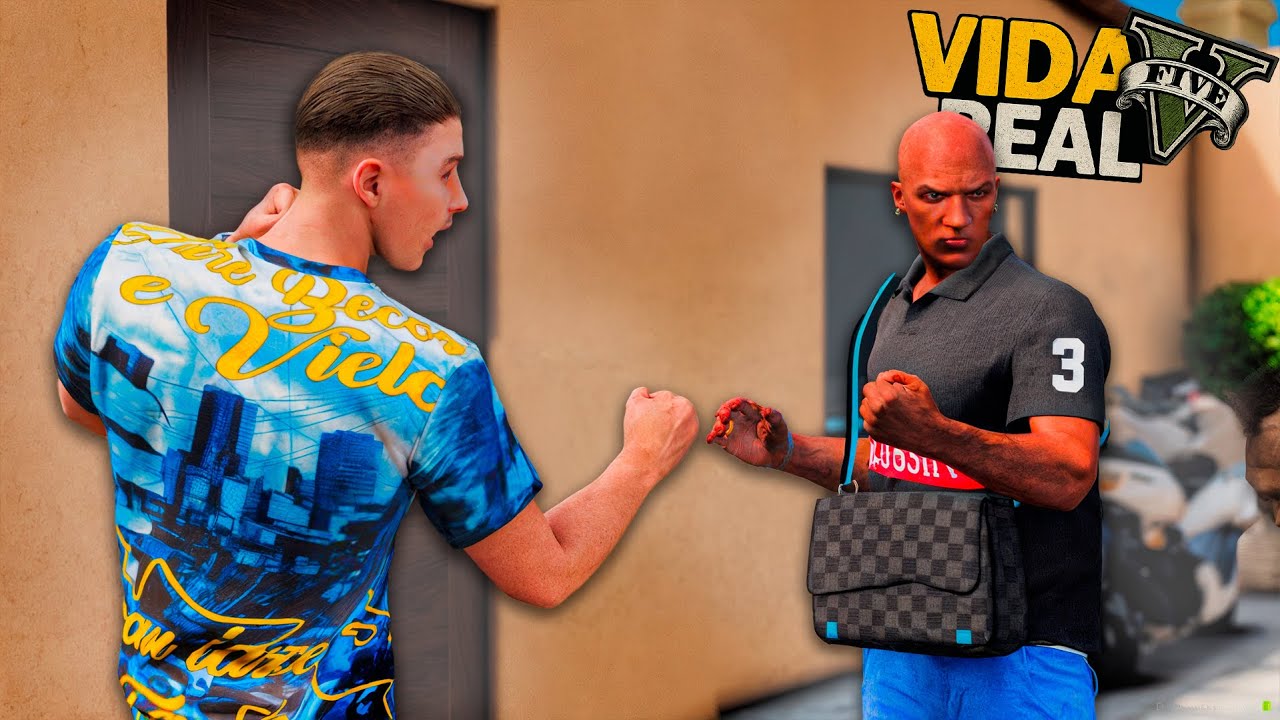 GTA V - VIDA REAL | BRIGUEI COM MEU AMIGO POR CONTA DA MINHA MÃE. #53
