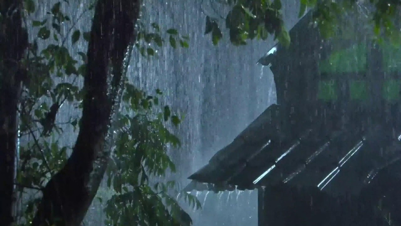 Unbelievable Heavy Rainstorm on Window for Deep Sleep. Insomnia Relief ASMR Sounds.