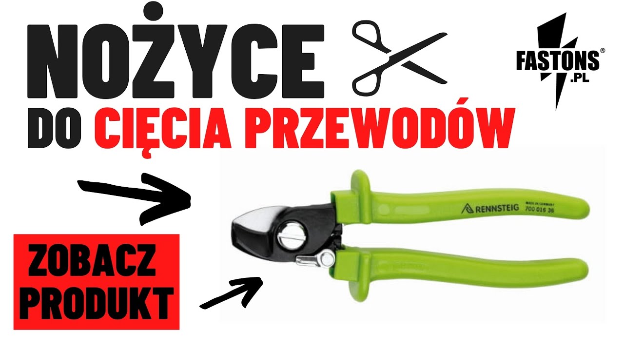 Cięcie bez miażdżenia struktury przewodu? Możliwe z nożycami Rennsteig D15 | Fastons