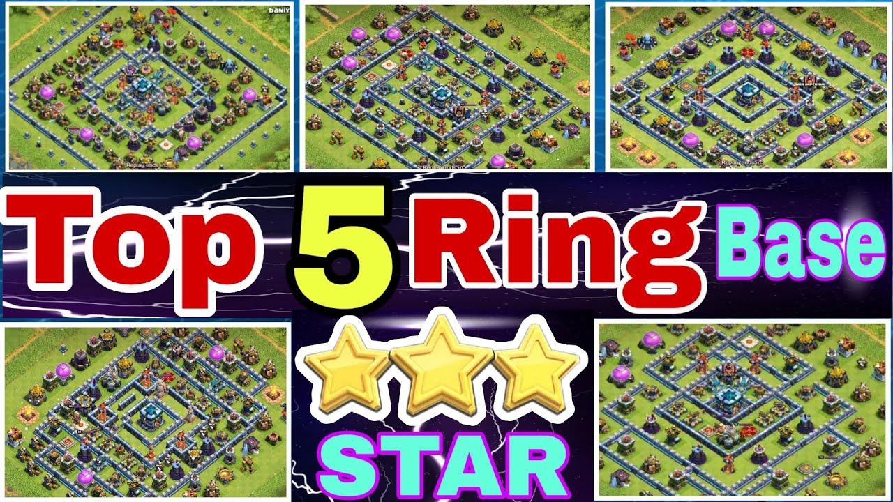 TH13 Most Popular 5 Ring Base 3 Star Attack 2020 | Top Ring Base 3 Star Attack Strategy