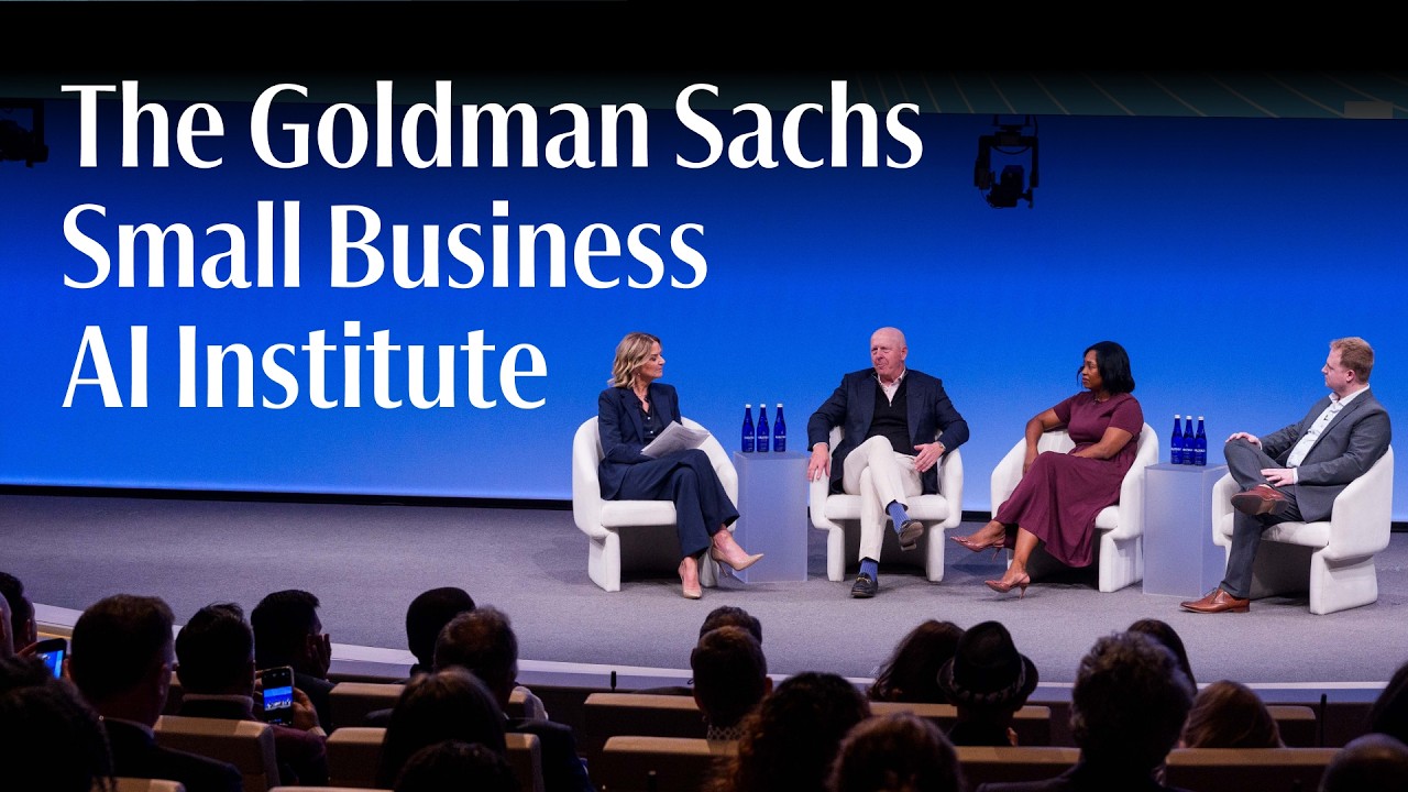 Watch Live: The Goldman Sachs Small Business AI Institute Townhall