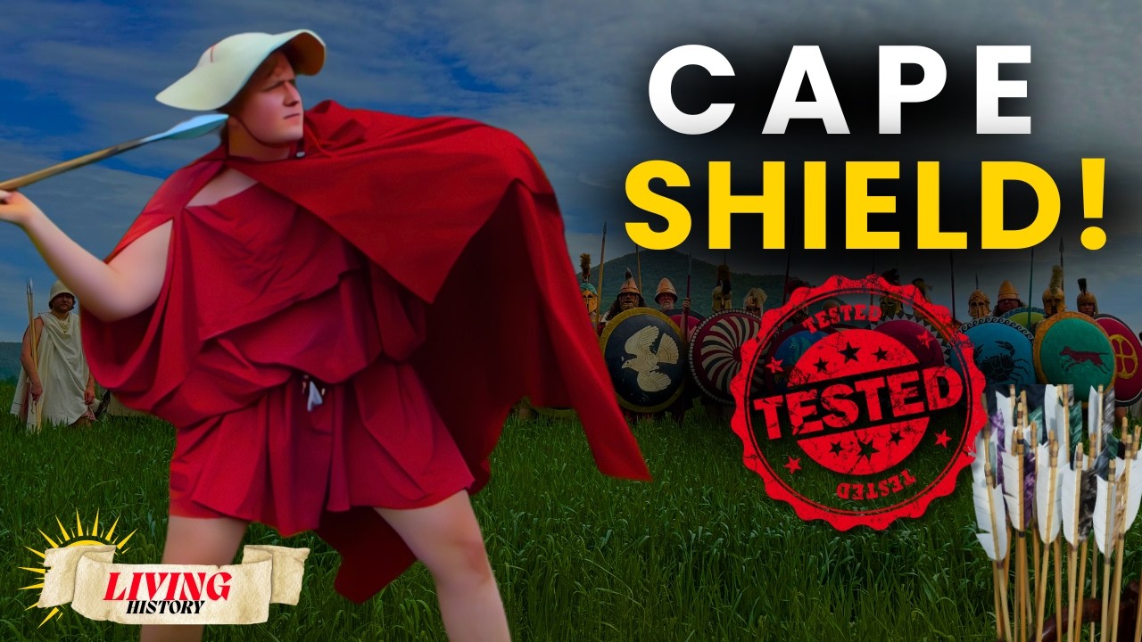 How did FABRIC stop ARROWS and other projectiles? CAPE SHIELD TESTED!