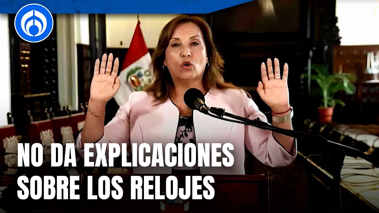 Catean la casa de Dina Boluarte por su colección de relojes Rolex