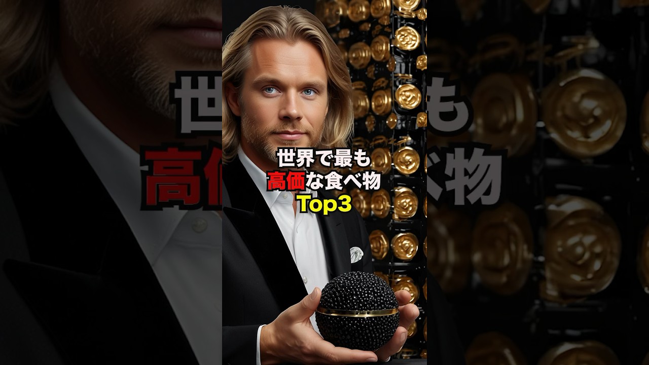 世界で最も高価な食べ物Top3#雑学 #雑学豆知識 #知識 #やばい