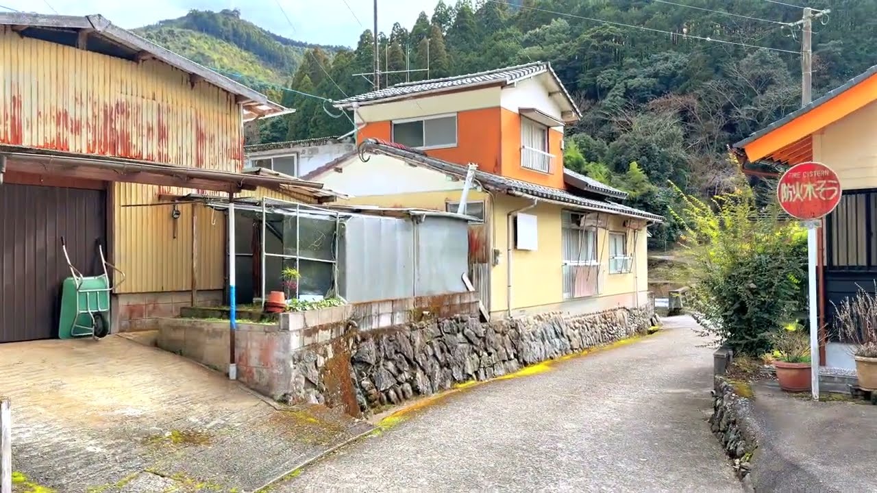 Modern Japan contact mountain village walk: Ariki, Furusato, Minamata, Kumamoto. #countryside
