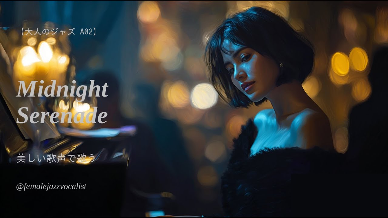 【大人のジャズ A02】美しい歌声で歌う Midnight Serenade - @female jazz vocalist　Ａｉ  ⁨@toneri_music⁩