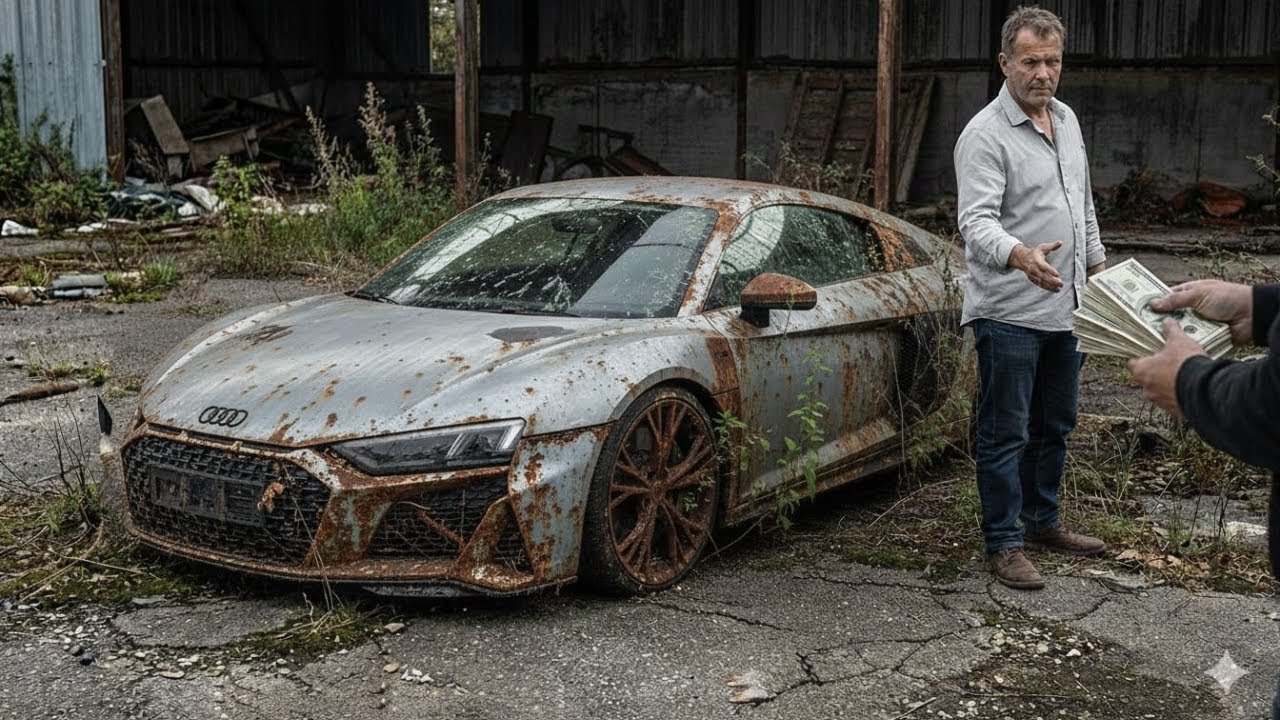 I Bought a $300,000 Audi R88 for ONLY $500! Uncle Sold Me His Abandoned 2023 Audi R8! 😱