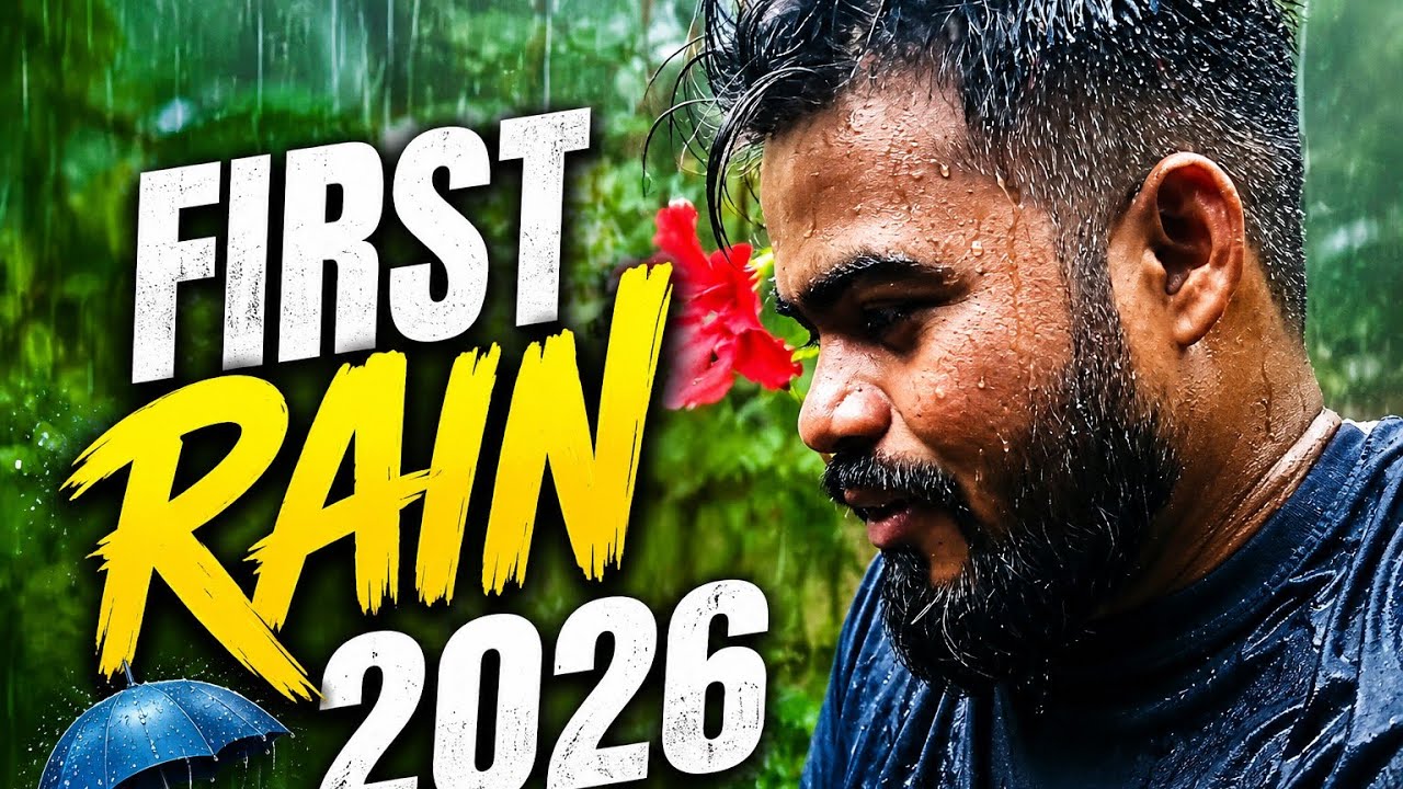 🌧️ First Rain of 2026 | Nature's Beautiful Welcome