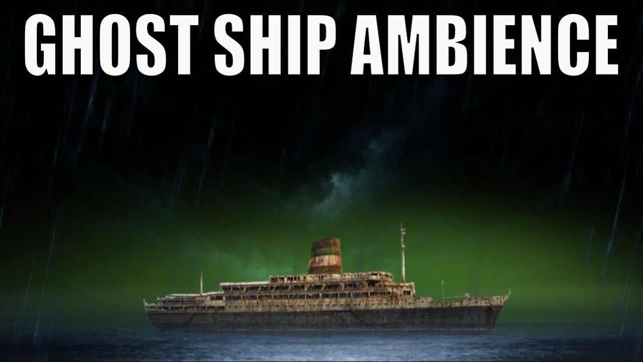 Ghost Ship Ambience | Thunderstorm and Eerie Music to study or sleep to
